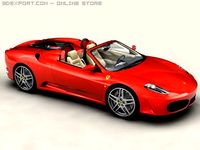Ferrari F430 Spider 3D Model