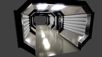 Sci-fi Corridor Retro