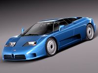 Bugatti EB110 1991 j1995 3D Model