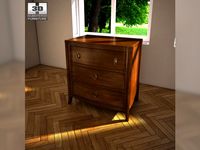 Ashley Ashlyn Nightstand 3D Model