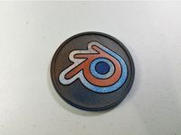 Blender Logo Coaster