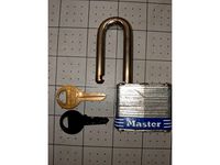 Customize Master K1W1 Padlock Key
