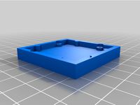 Grove 40x40 holder, tray, mount (OpenSCAD)