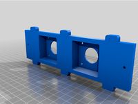 Rostock Max V2 Dual Extruder mount