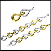 Modern bracelets jcd | 3D