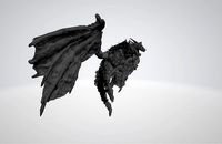 Dragon flying stationary | 3D