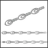Unique bracelets jewelry jcd | 3D