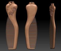The comb of cheongsam | 3D
