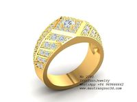 2280 Diamond Ring For men | 3D