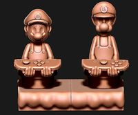 Mario and Luigi Cellphone and Joystick holder | 3D