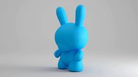 KIDROBOT 20 INCH DUNNY PLUSH - CYAN EDITION  | 3D