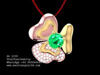 2230 Diamond pendant | 3D