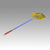 Final Fantasy X FF10 Yuna Staff Cosplay Weapon Prop | 3D