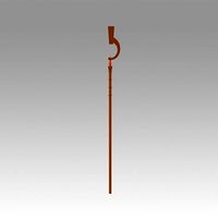 Log Horizon Shiroe Staves Cosplay Weapon Prop | 3D