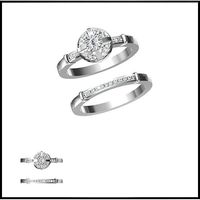 Mens bridal set rings cad bridal set ring design | 3D