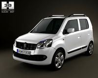 Suzuki Wagon R Maruti 2011 3D Model