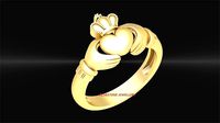 M2010 MENS HEART RING | 3D