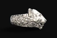 Lion Ring Ready For 3D Print | 3D
