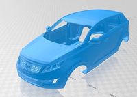 Kia Sportage 2012 Printable Body Car | 3D