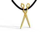 scissors with gems | 3D