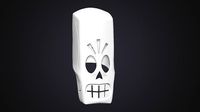 Manny Calavera Skull Grim Face Mask 3D Print Model | 3D