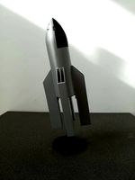 Friede rocket form Frau im mond movie | 3D