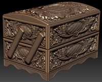 Two-tier casket | 3D