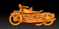 Indian Four Sidecar 1930 | 3D