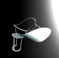 High Heel Sandal with Structural Open Heel | 3D