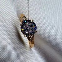 wdding ring gem 8mm | 3D