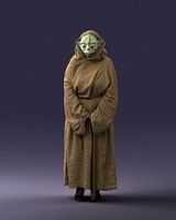 Woman Yoda 1101 3D Print Ready | 3D
