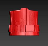 Star Wars The Rise of Skywalker Sith Trooper Abdomen  Armor | 3D