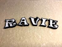 EMPTY RAVIE Font lowercase and uppercase 3D letters STL file | 3D
