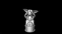 Baby Yoda using a cup | 3D