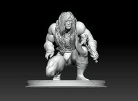 Warrior Character man | 3D