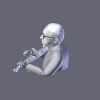 3D Violinist Print Ready Model | 3D