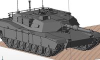 M1 Abrams tanks | 3D