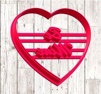 Sweetheart 1 cookie cutter | 3D