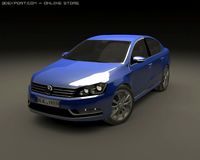 VW Passat 2011 3D Model