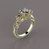 Verragio engagement rings  | 3D
