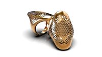 Openwork ring A0-301212 | 3D