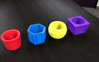 flower-pots pack2 | 3D