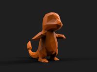 Charmander Low Poly | 3D