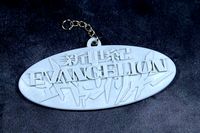 Evangelion Logo Keychain | 3D