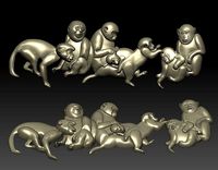 Monkeys | 3D