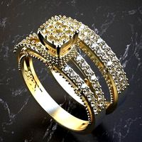 ring and back | 3D