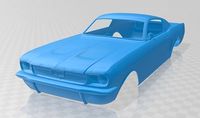 Mustang Fastback 1967 Printable Body Car | 3D