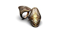 Openwork ring A0-301208 | 3D