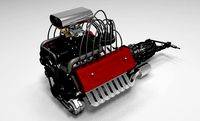 W16 Engine Muscle | 3D