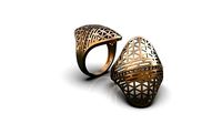 Openwork ring A0-301205 | 3D